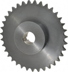 Browning - 35 Teeth, 3/4" Chain Pitch, Chain Size 60, Finished Bore Sprocket - 1-1/2" Bore Diam, 8.367" Pitch Diam, 8.78" Outside Diam - Makers Industrial Supply