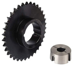 Browning - 24 Teeth, 1" Chain Pitch, Chain Size 80, TB Bushed Sprocket - 7.661" Pitch Diam, 8.2" Outside Diam - Makers Industrial Supply