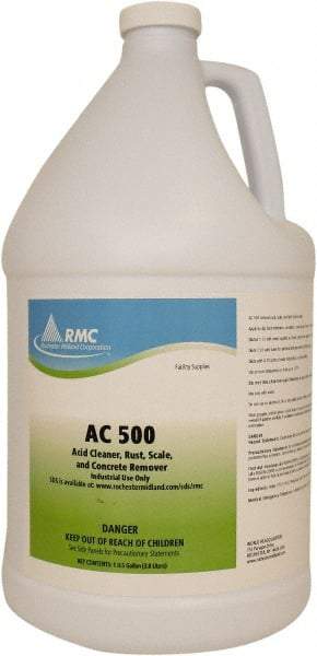 Rochester Midland Corporation - 1 Gal Bottle Rust Remover - Concentrated, Removes Rust Deposits & Lime Scale - Makers Industrial Supply