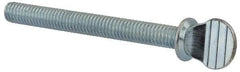 Value Collection - 5/16-18 Oval Shoulder Steel Thumb Screw - 3" OAL, 0.67" Head Height, Zinc-Plated Finish - Makers Industrial Supply