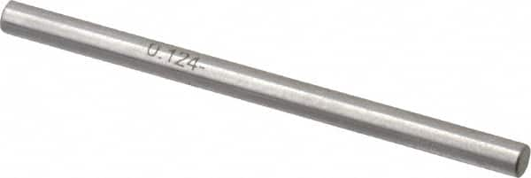 SPI - 0.124" Diam Class ZZ Minus Plug & Pin Gage - Steel, 0.000200" Tolerance - Makers Industrial Supply