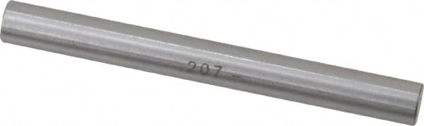 SPI - 0.207" Diam Class ZZ Minus Plug & Pin Gage - Steel, 0.000200" Tolerance - Makers Industrial Supply