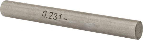 SPI - 0.231" Diam Class ZZ Minus Plug & Pin Gage - Steel, 0.000200" Tolerance - Makers Industrial Supply