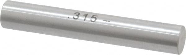 SPI - 0.315" Diam Class ZZ Minus Plug & Pin Gage - Steel, 0.000200" Tolerance - Makers Industrial Supply