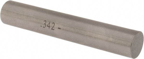 SPI - 0.342" Diam Class ZZ Minus Plug & Pin Gage - Steel, 0.000200" Tolerance - Makers Industrial Supply