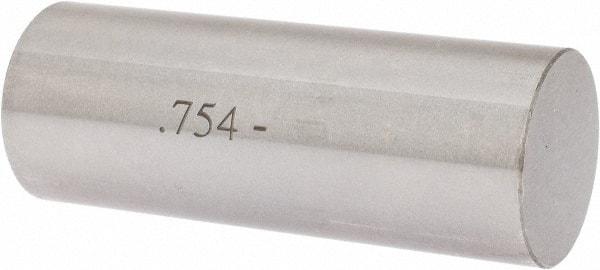 SPI - 0.754" Diam Class ZZ Minus Plug & Pin Gage - Steel, 0.000200" Tolerance - Makers Industrial Supply