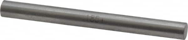 SPI - 0.185" Diam Class ZZ Plus Plug & Pin Gage - Steel, 0.000200" Tolerance - Makers Industrial Supply