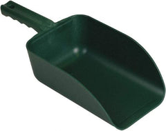 Remco - 82 oz Green Polypropylene & Semi-Ferrous Additive Flat Bottom Scoop - 5.9" Wide x 3.3" Deep Bowl, 15.1" OAL - Makers Industrial Supply