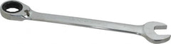 Paramount - 1" 12 Point Offset Combination Wrench - 15° Offset Angle, 12-1/2" OAL, Chrome Vanadium Steel, Polished Finish - Makers Industrial Supply