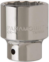 Paramount - 1-1/2", 3/4" Drive, Standard Hand Socket - 12 Points, 2-13/32" OAL - Makers Industrial Supply