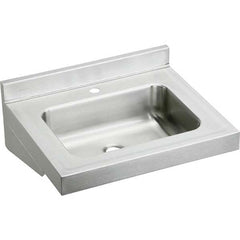 ELKAY - Stainless Steel Sinks Type: Lavatory Sink-Wall Hung Outside Length: 22 (Inch) - Makers Industrial Supply