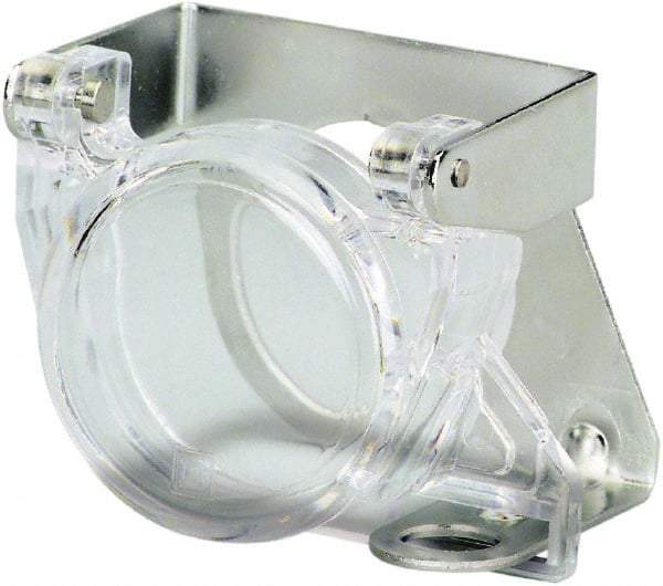 Square D - 30mm, Clear, Selector Switch Padlock Attachment - For Use with 9001K/SK Selector Switches - Makers Industrial Supply