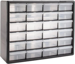 Akro-Mils - 24 Drawer, Small Parts Cabinet - 6-3/8" Deep x 20" Wide x 15-13/16" High - Makers Industrial Supply