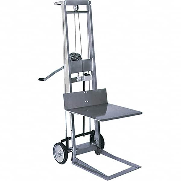 Wesco Industrial Products - 400 Lb Capacity, 40" Lift Height, Manual Winch Manually Operated Lift - Makers Industrial Supply