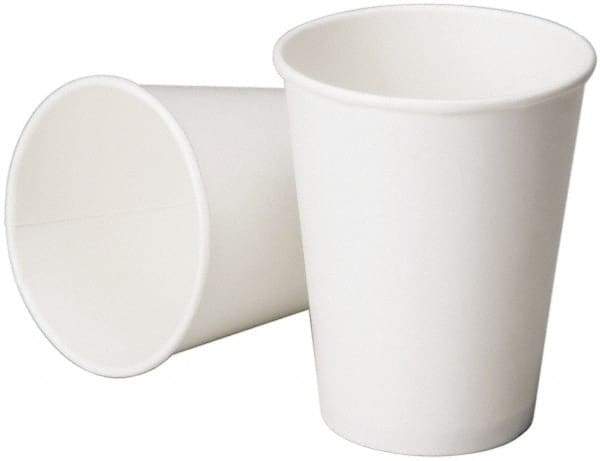 Ability One - 8 oz Paper Cold Cup - White - Makers Industrial Supply