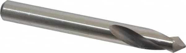 Precision Twist Drill - 3/8" Body Diam, 90°, 3-1/8" OAL, High Speed Steel Spotting Drill - Makers Industrial Supply