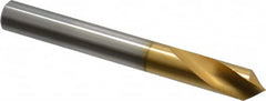 Precision Twist Drill - 3/8" Body Diam, 90°, 3-1/8" OAL, High Speed Steel Spotting Drill - Makers Industrial Supply