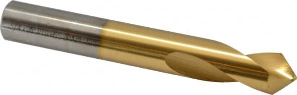 Precision Twist Drill - 3/4" Body Diam, 90°, 5" OAL, High Speed Steel Spotting Drill - Makers Industrial Supply