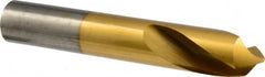 Precision Twist Drill - 1" Body Diam, 90°, 6" OAL, High Speed Steel Spotting Drill - Makers Industrial Supply