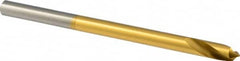 Precision Twist Drill - 1/4" Body Diam, 90°, 4" OAL, High Speed Steel Spotting Drill - Makers Industrial Supply