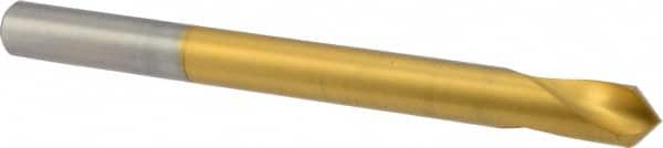 Precision Twist Drill - 1/2" Body Diam, 90°, 6" OAL, High Speed Steel Spotting Drill - Makers Industrial Supply