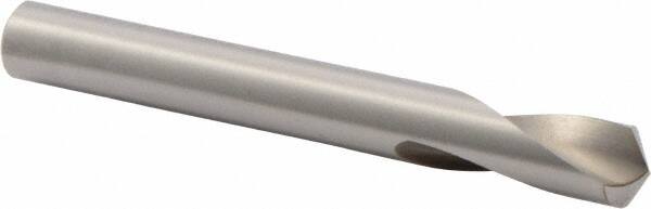 Precision Twist Drill - 3/8" Body Diam, 120°, 3-1/8" OAL, High Speed Steel Spotting Drill - Makers Industrial Supply