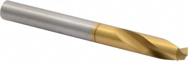 Precision Twist Drill - 1/4" Body Diam, 120°, 2-1/2" OAL, High Speed Steel Spotting Drill - Makers Industrial Supply