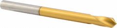 Precision Twist Drill - 3/8" Body Diam, 120°, 5" OAL, High Speed Steel Spotting Drill - Makers Industrial Supply