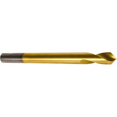 Precision Twist Drill - 1/2" Body Diam, 120°, 6" OAL, High Speed Steel Spotting Drill - Makers Industrial Supply