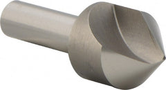 Precision Twist Drill - 1" Head Diam, 1/2" Shank Diam, 1 Flute 82° High Speed Steel Countersink - Makers Industrial Supply