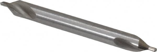 Precision Twist Drill - #1 Plain Cut 60° Incl Angle High Speed Steel Combo Drill & Countersink - Makers Industrial Supply