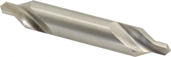 Precision Twist Drill - #6 Plain Cut 60° Incl Angle High Speed Steel Combo Drill & Countersink - Makers Industrial Supply