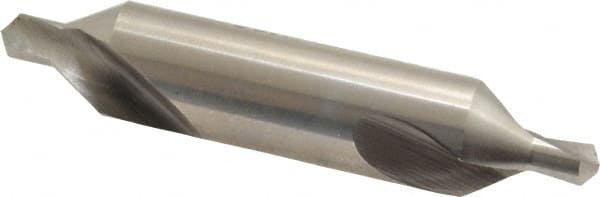 Precision Twist Drill - #7 Plain Cut 60° Incl Angle High Speed Steel Combo Drill & Countersink - Makers Industrial Supply