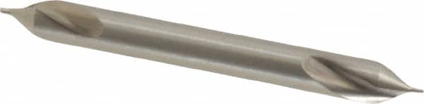 Precision Twist Drill - #000 Plain Cut 60° Incl Angle High Speed Steel Combo Drill & Countersink - Makers Industrial Supply