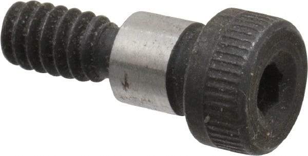 Value Collection - 1/4" Shoulder Diam x 1/4" Shoulder Length, #10-24 UNC, Hex Socket Shoulder Screw - 4140 Alloy Steel, Uncoated, 3/16" Head Height x 3/8" Head Diam - Makers Industrial Supply