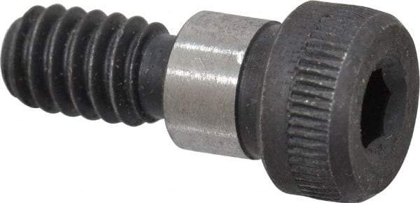 Value Collection - 5/16" Shoulder Diam x 1/4" Shoulder Length, 1/4-20 UNC, Hex Socket Shoulder Screw - 4140 Alloy Steel, Uncoated, 7/32" Head Height x 7/16" Head Diam - Makers Industrial Supply