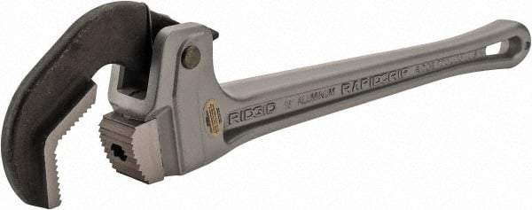 Ridgid - 18" Aluminum RapidGrip Pipe Wrench - 3" Pipe Capacity - Makers Industrial Supply