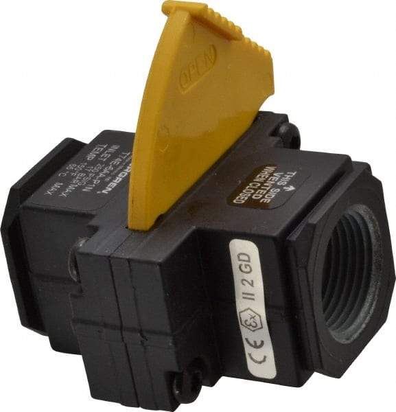 Norgren - 3/4" NPT Lockout Valve - 7.7 CV Rate, 231 CFM, 250 Max psi, Slide Actuator - Makers Industrial Supply