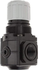 Norgren - 3/8" NPT Relief Valve - 1.6 CV Rate, 48 CFM, 150 Max psi, Knob Adjustment Actuator - Makers Industrial Supply