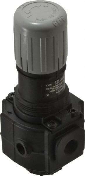 Norgren - 3/8" NPT Relief Valve - 3.09 CV Rate, 93 CFM, 250 Max psi, Knob Adjustment Actuator - Makers Industrial Supply