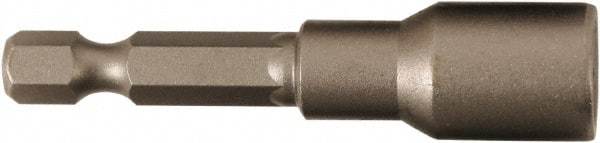 Wiha - 5mm Magnetic Nutsetter - 1/4" Hex Drive, 2-1/8" OAL - Makers Industrial Supply