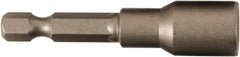 Wiha - 5.5mm Magnetic Nutsetter - 1/4" Hex Drive, 2-1/8" OAL - Makers Industrial Supply