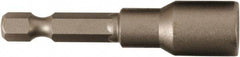 Wiha - 10mm Magnetic Nutsetter - 1/4" Hex Drive, 2-1/8" OAL - Makers Industrial Supply