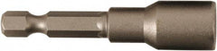 Wiha - 13mm Magnetic Nutsetter - 1/4" Hex Drive, 2-1/8" OAL - Makers Industrial Supply