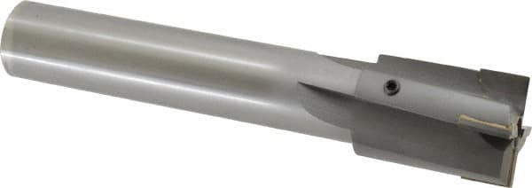 Made in USA - 1-5/8" Diam, 1-1/4" Shank, Diam, 4 Flutes, Straight Shank, Interchangeable Pilot Counterbore - Makers Industrial Supply