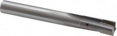 Made in USA - 9/16" Diam, 1/2" Shank, Diam, 3 Flutes, Straight Shank, Interchangeable Pilot Counterbore - 4-5/16" OAL, Bright Finish, Carbide-Tipped - Makers Industrial Supply