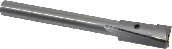 Made in USA - 3/4" Diam, 1/2" Shank, Diam, 3 Flutes, Straight Shank, Interchangeable Pilot Counterbore - Makers Industrial Supply