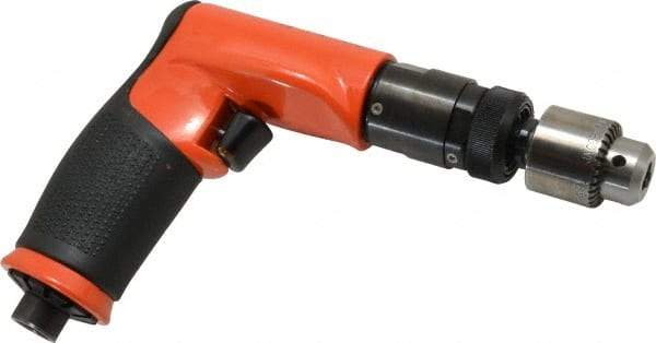 Dotco - 1/4" Keyed Chuck - Pistol Grip Handle, 1,000 RPM, 0.4 hp, 90 psi - Makers Industrial Supply