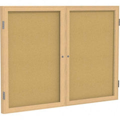 Ghent - Cork Bulletin Boards Style: Enclosed Cork Bulletin Boards Color: Natural Cork - Makers Industrial Supply