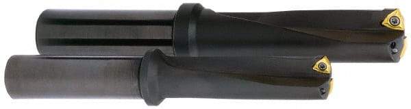 Kyocera - 6.18" Max Drill Depth, 3xD, 2.062" Diam, Indexable Insert Drill - 4 Inserts, 2" Shank Diam, Whistle Notch Shank - Makers Industrial Supply